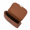 Bolso de mano para mujer 022g 01 marrón dorado