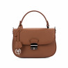 Bolso de mano para mujer 022g 01 marrón dorado