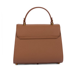 Bolso de mujer de hombro 033g marrón dorado