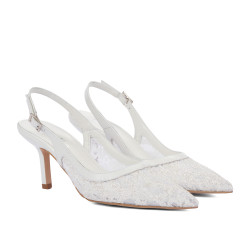 Sandalias de mujer 1368 blanco combinado