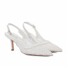 Sandalias de mujer 1368 blanco combinado