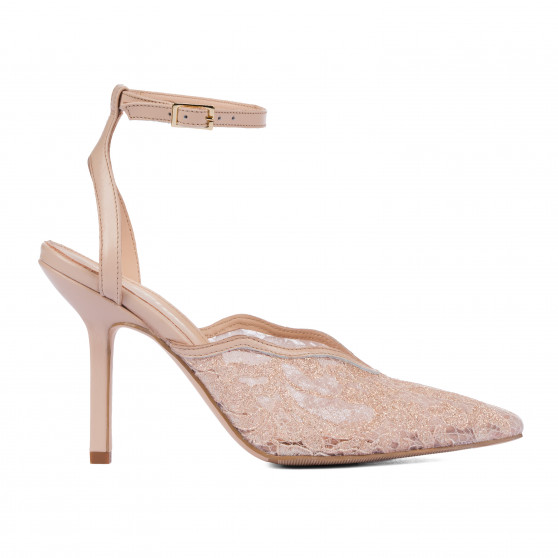 Sandalias de mujer 1370 beige combinado