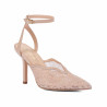 Sandalias de mujer 1370 beige combinado