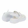 Sandalias para niños 2500 charol blanco