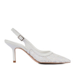 Sandalias de mujer 1368 blanco combinado