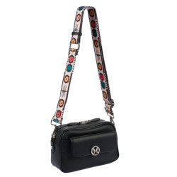 Bolso de hombro para mujer 014g 01 biz negro