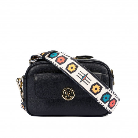 Bolso de mujer de hombro 014g negro