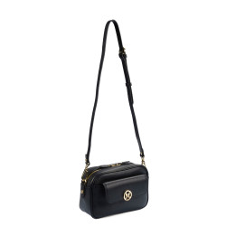 Bolso de mujer de hombro 014g negro