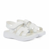Sandalias para niños 2500 charol blanco