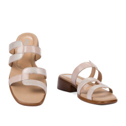 Sandalias mujer 5130 polvo combinado