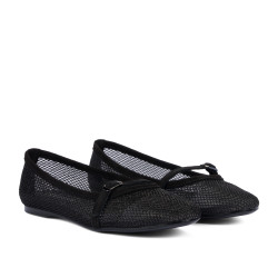 Bailarinas mujer 1369 negro combinado