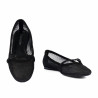 Bailarinas mujer 1369 negro combinado