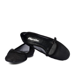 Bailarinas mujer 1369 negro combinado