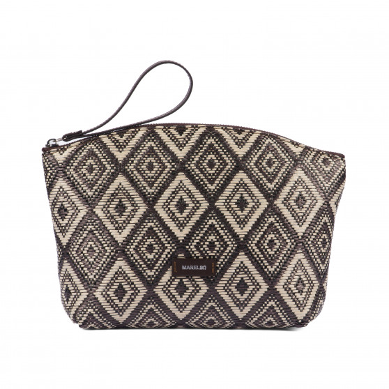 Bolso de mano para dama 213g 01 rafia cacao