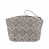 Bolso de mano para mujer 213g rafia negro
