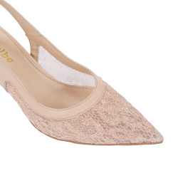 Sandalias de mujer 1368 beige combinado