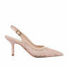 Sandalias de mujer 1368 beige combinado