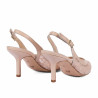 Sandalias de mujer 1368 beige combinado