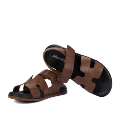 Sandalias hombre 368 café