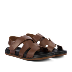Sandalias hombre 368 café