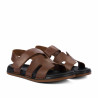 Sandalias hombre 368 café
