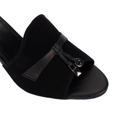 Sandalias mujer 1367 negro ante