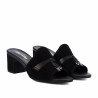 Sandalias mujer 1367 negro ante