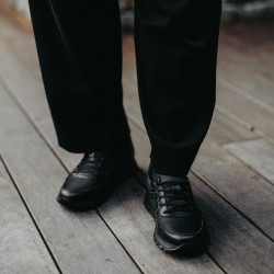 Zapatos casuales/deportivos para hombres 997 negro combinado lifestyle