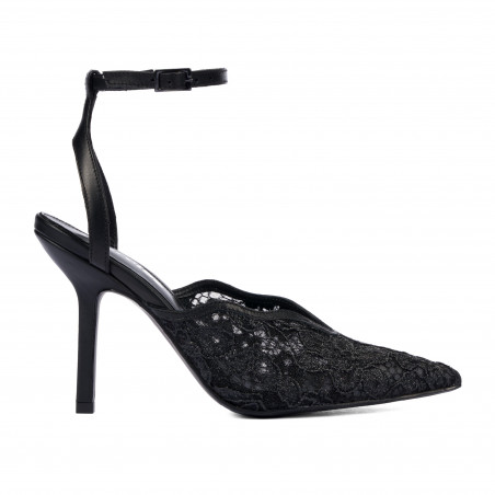 Sandalias de mujer 1370 negro combinado