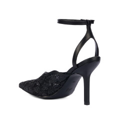 Sandalias de mujer 1370 negro combinado