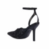 Sandalias de mujer 1370 negro combinado