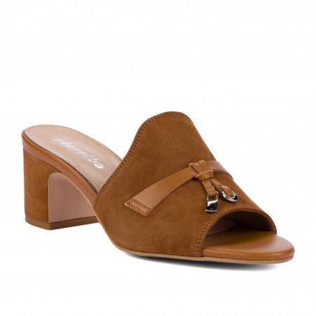Sandalias mujer 1367 camello de ante