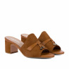 Sandalias mujer 1367 camello de ante