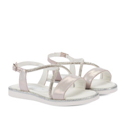 Sandalias para niños 541 blanco combinado