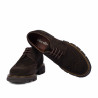 Zapatos casuales para hombre 989 café de ante