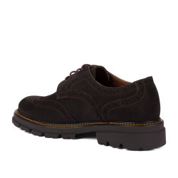 Zapatos casuales para hombre 989 café de ante