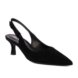 Sandalias mujer 1338 negro terciopelo