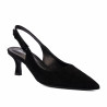 Sandalias mujer 1338 negro terciopelo