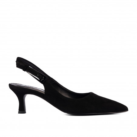 Sandalias mujer 1338 negro terciopelo