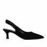 Sandalias mujer 1338 negro terciopelo