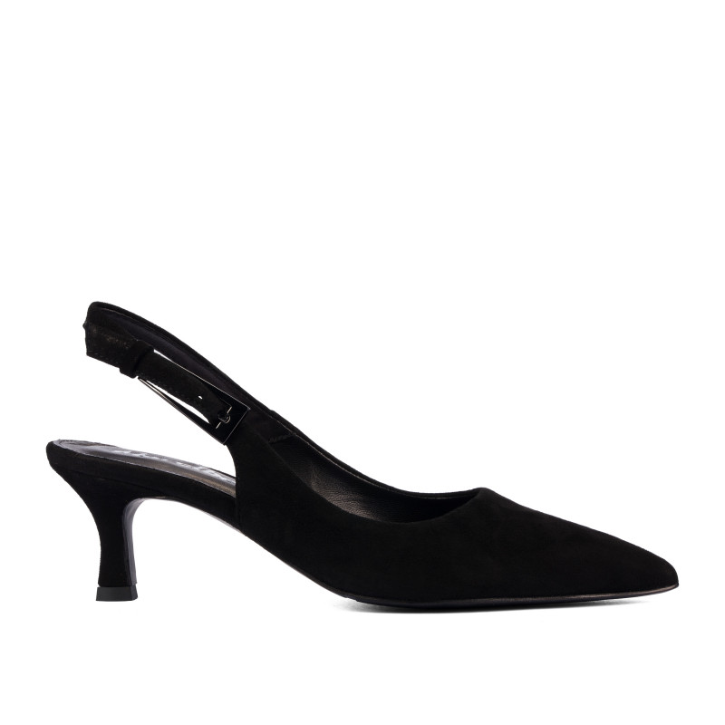Sandalias mujer 1338 negro terciopelo