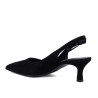 Sandalias mujer 1338 negro terciopelo