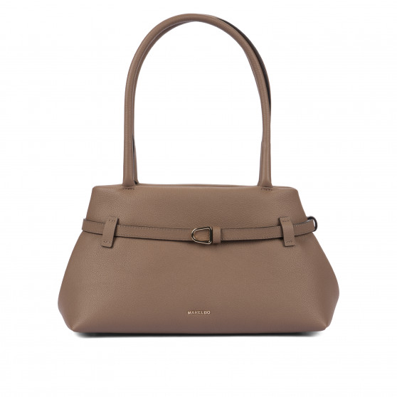 Bolso de mujer de hombro 053g capuchino