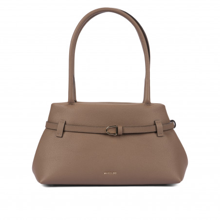 Bolso de mujer de hombro 053g capuchino