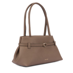 Bolso de mujer de hombro 053g capuchino