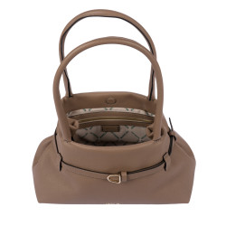 Bolso de mujer de hombro 053g capuchino