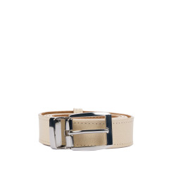 Cinturón de mujer 27mc beige saffiano