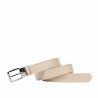 Cinturón de mujer 27mc beige saffiano