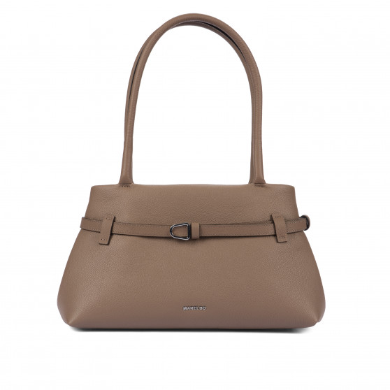 Bolso de mujer de hombro 053g 01 capuchino