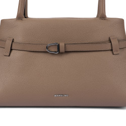 Bolso de mujer de hombro 053g 01 capuchino